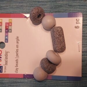 FIMO bead Landing clay beads new